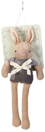 Păpuși de cârpă - Păpușă tricotată iepuraș Baby Threads Taupe Bunny ThreadBear  - 2