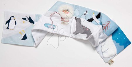 Alvókendők DouDou - Textil könyvecske Snowy Friends Activity Book ThreadBear  - 3