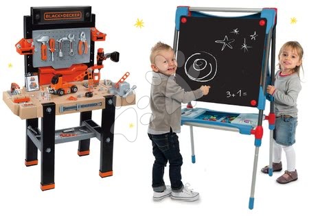 Tafel und Bänke Sets - Smoby Schulmagnettafel-Set - 27