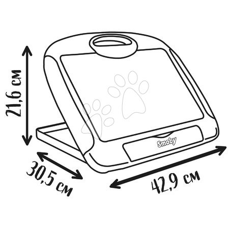 Easels - Cestovný tablet na kreslenie Travel Slate Smoby - 3