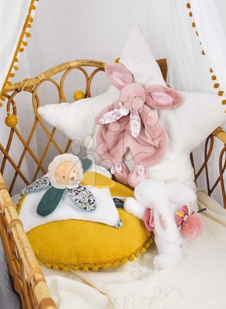 Comforters - Plyšový zajačik na maznanie Bunny Comforter Pink Doudou et Compagnie - 5