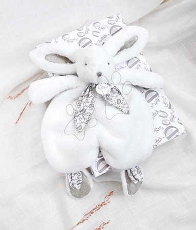 Comforters - Plyšový zajačik na maznanie Bunny Comforter White Doudou et Compagnie - 3