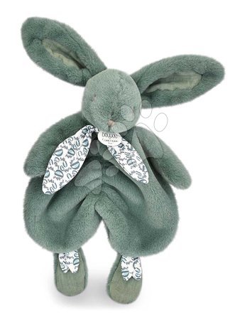 Baby and toddler toys - Plyšový zajačik na maznanie Bunny Comforter Green Doudou et Compagnie