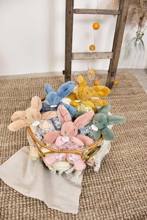 Hračky na mazlení DouDou - Plyšový zajíček na mazlení Bunny Comforter Sage Green Doudou et Compagnie - 5