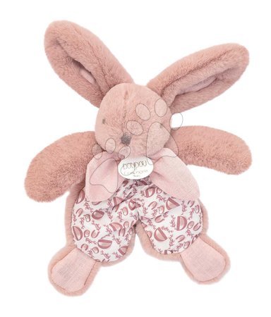 Toys for babies - Plyšový zajačik na maznanie Bunny Comforter Pink Doudou et Compagnie