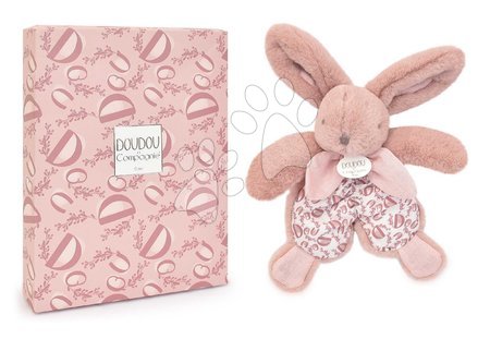 Hračky na mazlení DouDou - Plyšový zajíček na mazlení Bunny Comforter Pink Doudou et Compagnie - 1