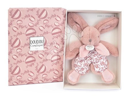 Comforters - Plyšový zajačik na maznanie Bunny Comforter Pink Doudou et Compagnie - 2