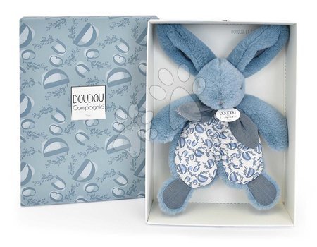 Comforters - Plyšový zajačik na maznanie Bunny Comforter Blue Doudou et Compagnie - 2