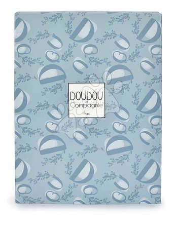 Comforters - Plyšový zajačik na maznanie Bunny Comforter Blue Doudou et Compagnie - 3