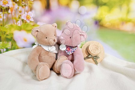 Toys for babies - Plyšový medvedík L'Ours Doudou® Bear Pink Doudou et Compagnie_1