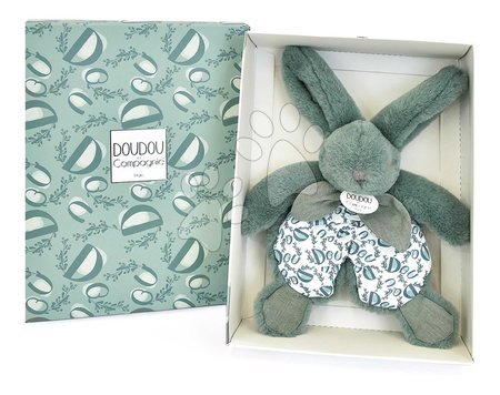 Comforters - Plyšový zajačik na maznanie Bunny Comforter Green Doudou et Compagnie - 2