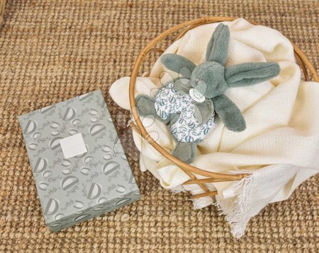 Hračky na mazlení DouDou - Plyšový zajíček na mazlení Bunny Comforter Sage Green Doudou et Compagnie - 4