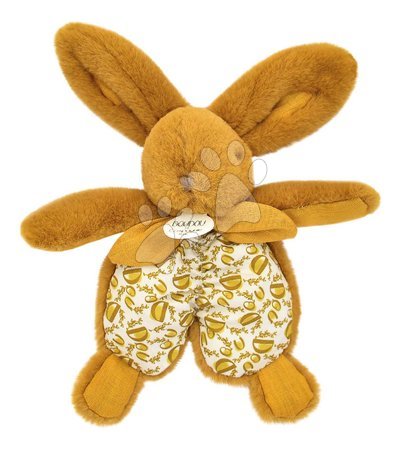 Toys for babies - Plyšový zajačik na maznanie Bunny Comforter Ocher Doudou et Compagnie