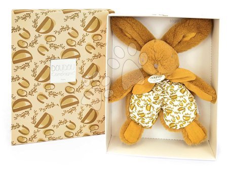 Comforters - Plyšový zajačik na maznanie Bunny Comforter Ocher Doudou et Compagnie - 2