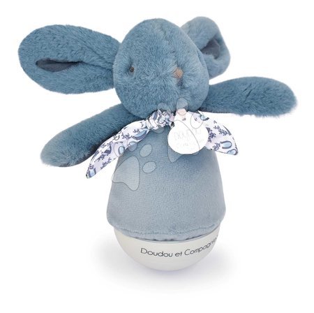 Toys for babies - Plyšový zajačik Musical Night Light Blue Doudou et Compagnie