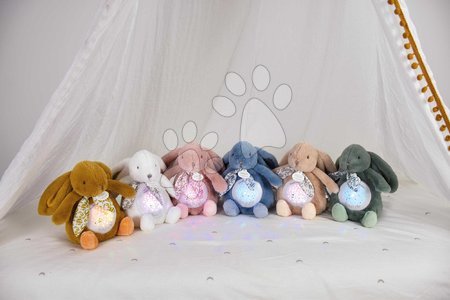 Plush rabbits - Plyšový zajačik Musical Night Light Star Projector Green Doudou et Compagnie - 3