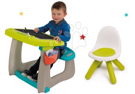 Bănci școlare - Set bancă de desen cu magneți Little Pupils Desk Smoby  - 33