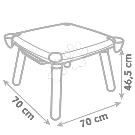 Školní lavice - Kreativní stůl pro děti na kreslení Kid Creative Table Smoby - 7