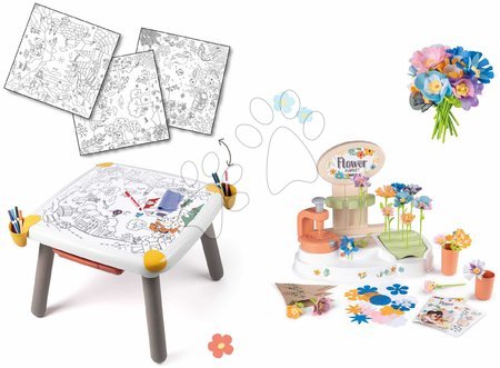 Creative and educational toys - Set creative table and flower shop Kid Creative Table Smoby