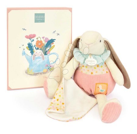 Baby and toddler toys | Page 2 - Plush bunny with a cuddly cloth Lapin Ciboulette Doudou et Compagnie_1