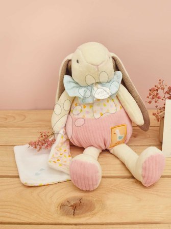 Comforters - Plyšový zajačik s handričkou na maznanie Lapin Ciboulette Doudou et Compagnie - 5