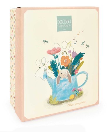 Plyšoví zajíci - Plyšový zajíček s melodií Lapin Ciboulette Music Box Doudou et Compagnie - 2