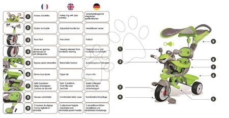 Tricycle à partir de 10 mois - Tricycle Baby Driver Confort Smoby - 12