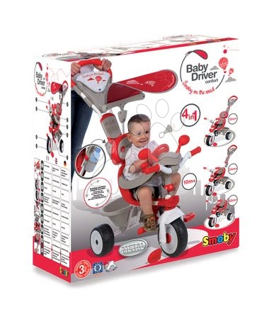 Tricycle à partir de 10 mois - Tricycle Baby Driver Confort Smoby - 9