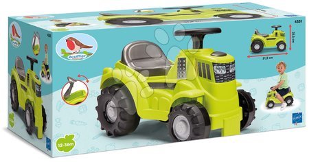 Odrážedla od 12 měsíců - Odrážedlo traktor zelený Tractor Ride On Écoiffier - 5