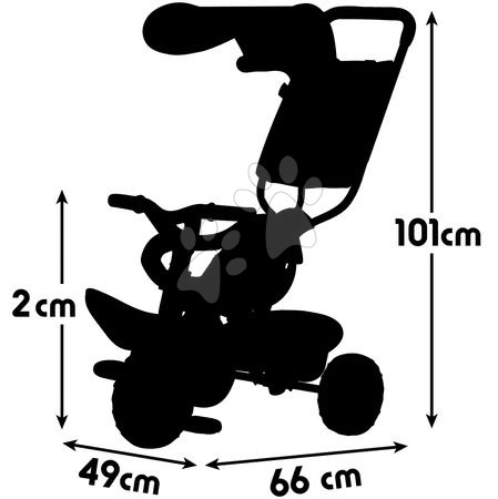 Tříkolky od 10 měsíců - Tříkolka Baby Balade Vert Smoby - 13