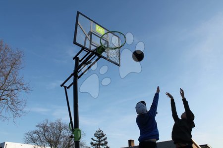 Basketball - EXIT Galaxy basketball backboard for installing on ground - green/black - 2