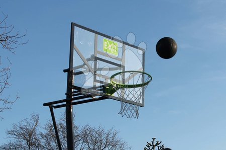 Basketball - EXIT Galaxy portable basketball backboard on wheels - green/black - 2