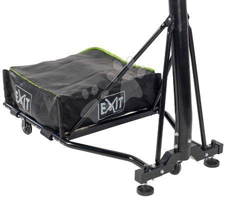 Basketball - EXIT Galaxy portable basketball backboard on wheels - green/black - 6