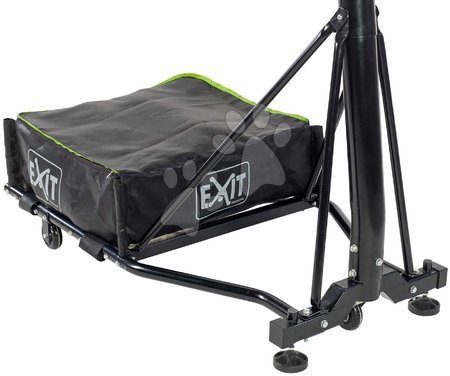 Basketball - EXIT Galaxy portable basketball backboard on wheels - black edition - 5