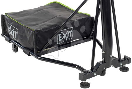 Basketball - EXIT Galaxy portable basketball backboard on wheels with dunk hoop - black edition - 6