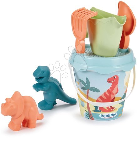 Hračky do písku - Kbelík set Dino Bucket 17 cm Écoiffier