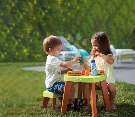 Kids' outdoor furniture - Table with two chairs Garden&Seasons Écoiffier - 3