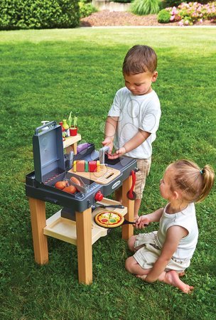 Einfache Spielküchen - Gartenküche mit Grill und Pizzeria Garden&Seasons Summer Kitchen Écoiffier - 2