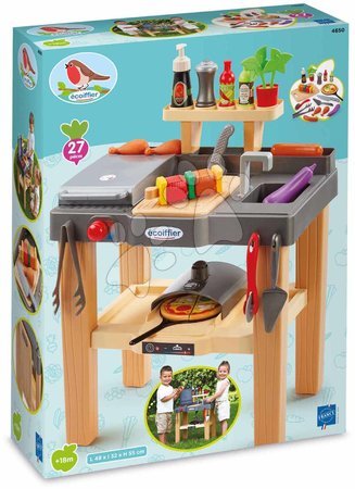 Einfache Spielküchen - Gartenküche mit Grill und Pizzeria Garden&Seasons Summer Kitchen Écoiffier - 10