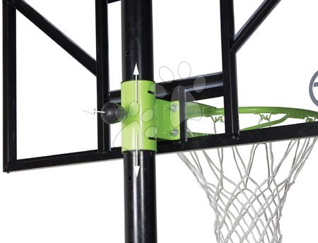 Basketball - EXIT Comet portable basketball backboard - green/black - 4