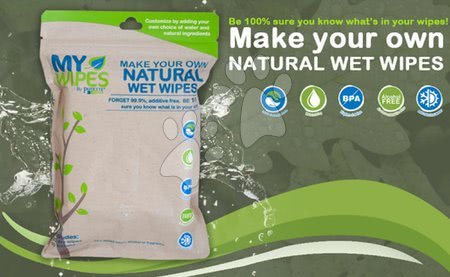 Töpfchen und Reduktionen für die Toilette - Feuchttücher 100% Bio My Wipes Potette Plus Kalencom - 4