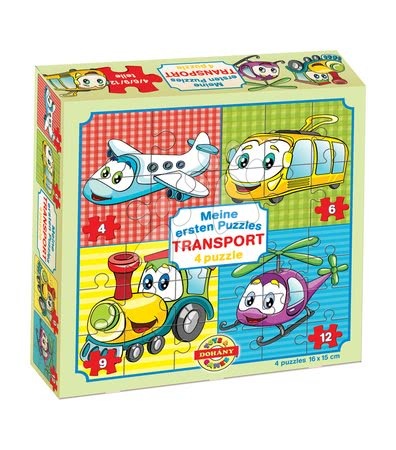 Hračky pre chlapcov - Puzzle pre najmenších Moje prvé puzzle Dopravné prostriedky Dohány
