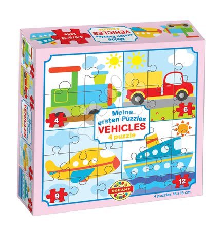 Hračky pre chlapcov - Puzzle pre najmenších Moje prvé puzzle Vozidlá Dohány