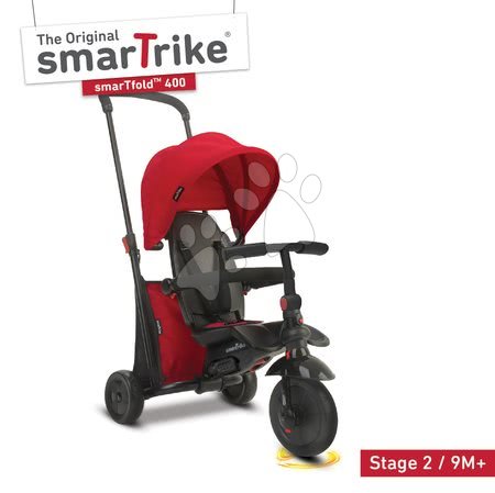 Tříkolky od 10 měsíců - Tříkolka skládací smarTfold 7v1 smarTrike - 2