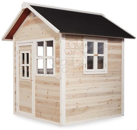 3 - 6 years - EXIT Loft 100 wooden playhouse - natural - 2