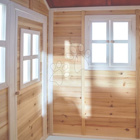 de la 3 până la 6 ani - Căsuță din cedru Loft 100 Natural Exit Toys  - 6