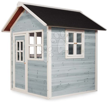 Wooden playhouses - EXIT Loft 100 wooden playhouse - blue - 2