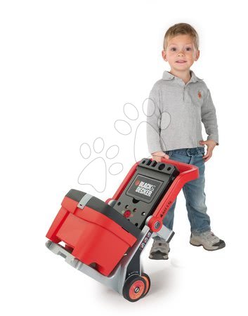 Játék szerelőasztalok - Szerelőkocsi Black&Decker Devil Workmate 3in1 Smoby - 4