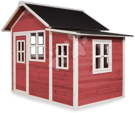 Wooden playhouses - EXIT Loft 150 wooden playhouse - red - 2