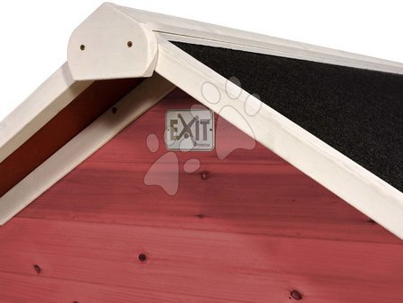 Wooden playhouses - EXIT Loft 150 wooden playhouse - red - 4